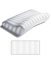 Image Satin Pillow Cover (white, quilted)