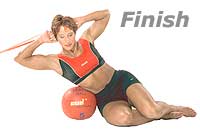 Image 2 - Lateral Flexion with Fitband and Medicine Ball