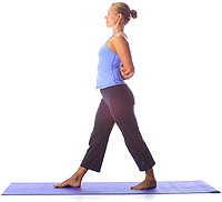 Yoga: Starting Egyptian Step. Elbowgrip (1)